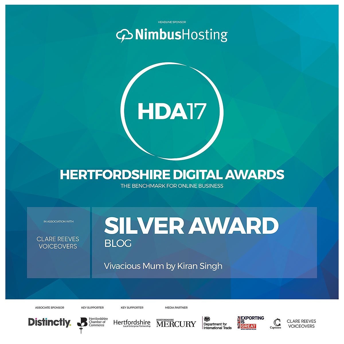Kiran Singh - Hertfordshire Digital Awards