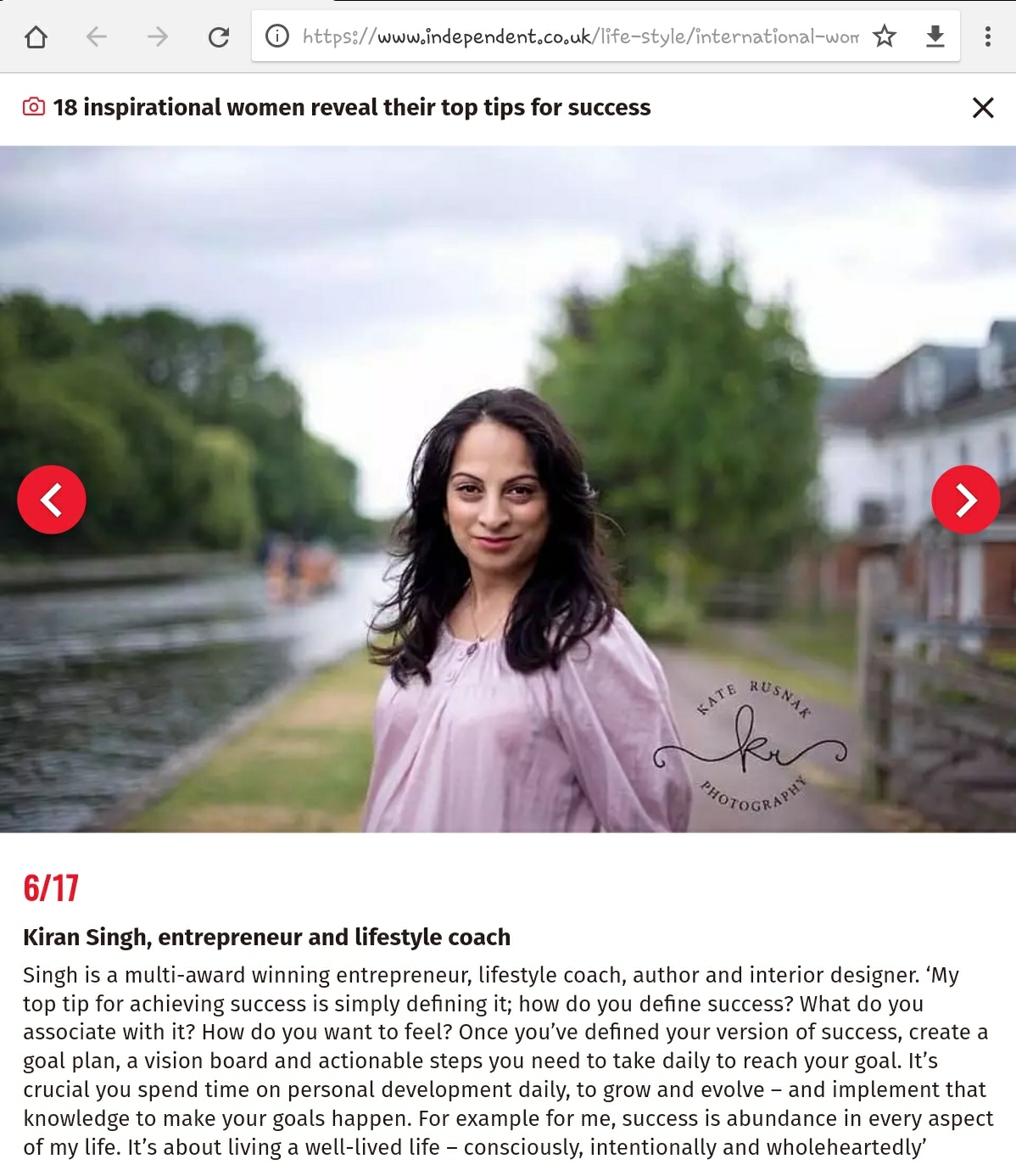 Kiran Singh - The Independent
